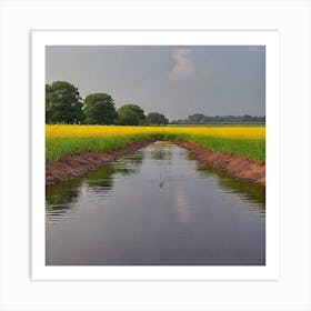 Rapeseed Field Art Print