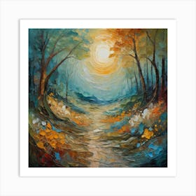 Landscape Painting 1 Art Print