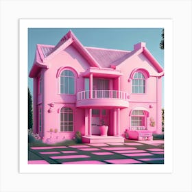 Barbie Dream House (4) Art Print