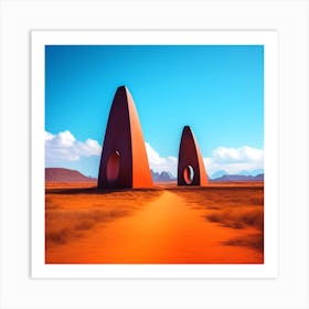 Desert Landscape 11 Art Print