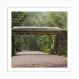 Beautiful entrance Art Print