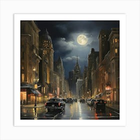 Night In The City Art Print 0 Art Print