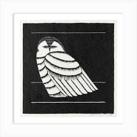 Snowy Owl (1927), Samuel Jessurun Art Print