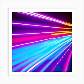 Light Trails Art Print