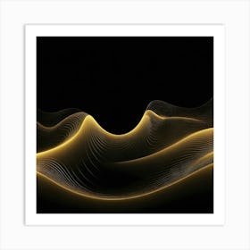 Abstract Wave - Wave Stock Videos & Royalty-Free Footage 8 Art Print