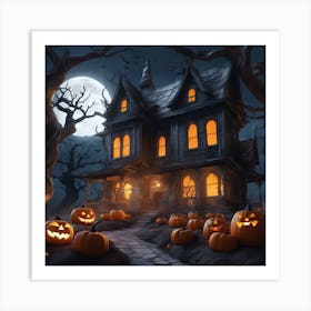 Haunted House 2 Art Print