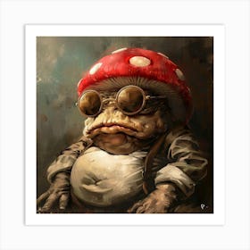 a Toad Art Print