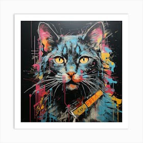 'The Cat' 2 Art Print