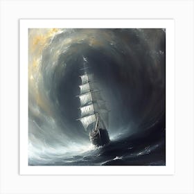 Stormy Seas 1 Art Print