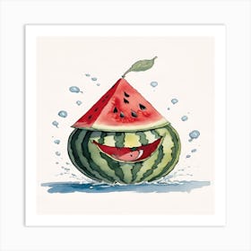 melon smile Art Print