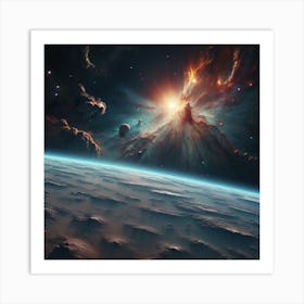 Amazing space viewing  Art Print
