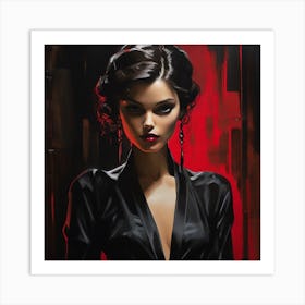 Sexy Lady Art Print