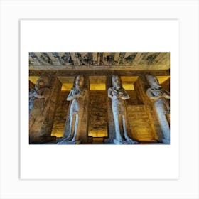 Egyptian Temple 40 Art Print