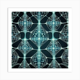 Abstract Fractal Pattern 3 Art Print