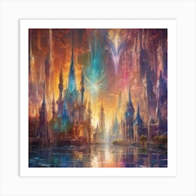 Fantasy City 1 Art Print