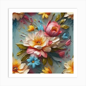 Floral Painting Art Print