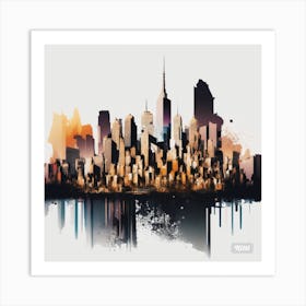 New York City Skyline Art Print