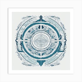 Compass Art Print