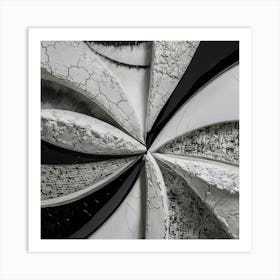 Black and White Abstract Art 66 Art Print