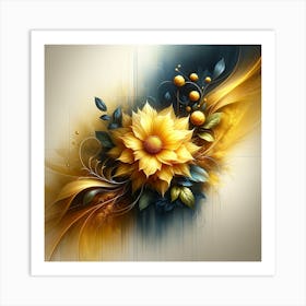 Yellow Flower 2 Art Print