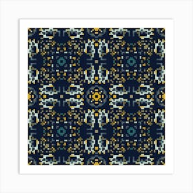 Pixel Pattern 9 Art Print