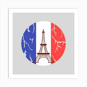 France Eiffel Tower.6 Art Print