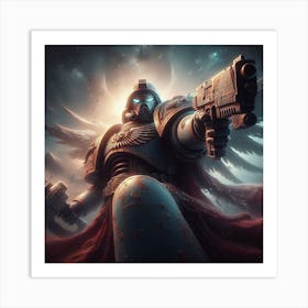 Space Marine 5 Art Print