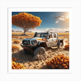 Desert Scene Art Print