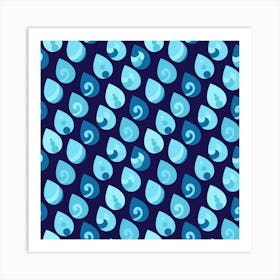 Rain Drops Art Print