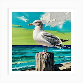 Seagull Art Print