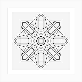 Arabesque Mandala 10 Art Print