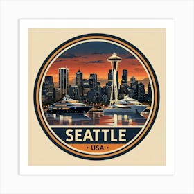 Seattle Usa Art Print