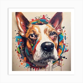 Dog Portrait Art Print