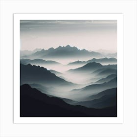 Mountain Landscape 1 Art Print