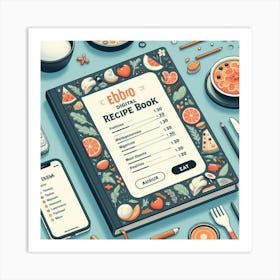 Recipe Book 1 Art Print