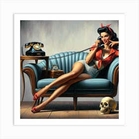 Pin-up#33 Art Print