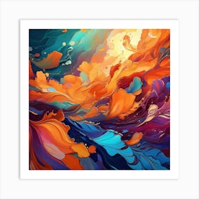 Abstract Painting 25 Art Print