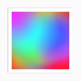 Abstract Colorful Background 23 Art Print