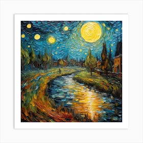 Starry Night 1 Art Print