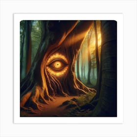 Eye Of The Forest Art Print