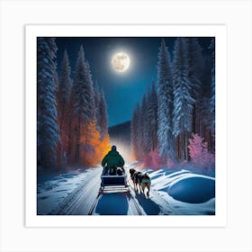 Sleigh Ride Art Print