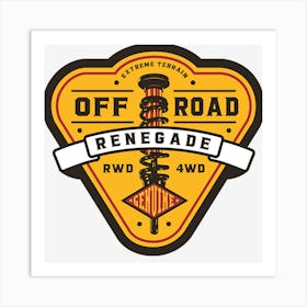 Off Road Renagade Art Print