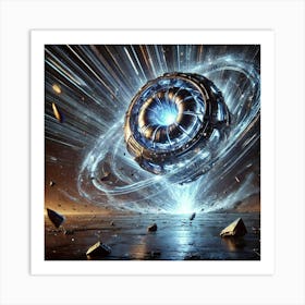 Energy Disruptor Gravity Bomb Art Print