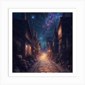 City At Night Art Print