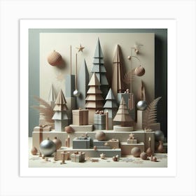 Christmas City Art Print