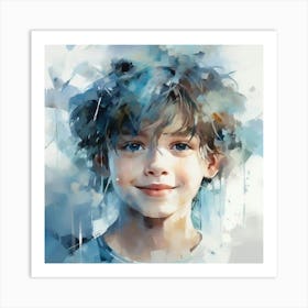 Portrait Of A Boy Art Print