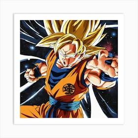 Dragon Ball Super 16 Art Print