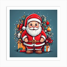 Santa Claus Art Print