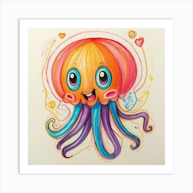 Octopus 104 Art Print