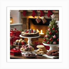 Christmas Cookies 1 Art Print